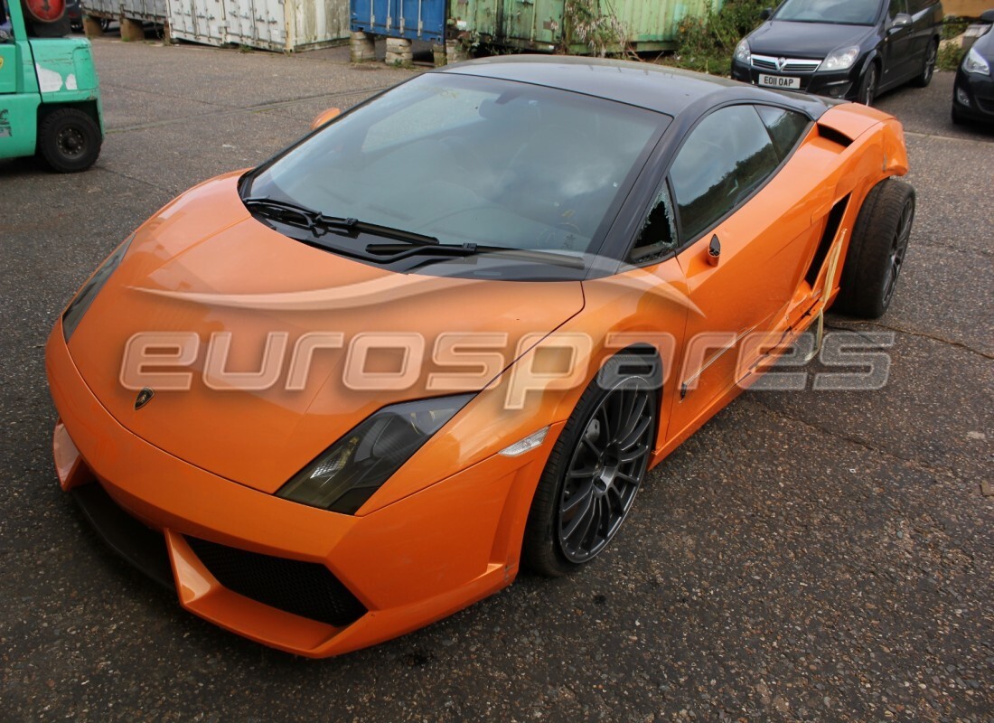 lamborghini lp560-4 coupe (2011) with 15,249 miles, being prepared for dismantling #1