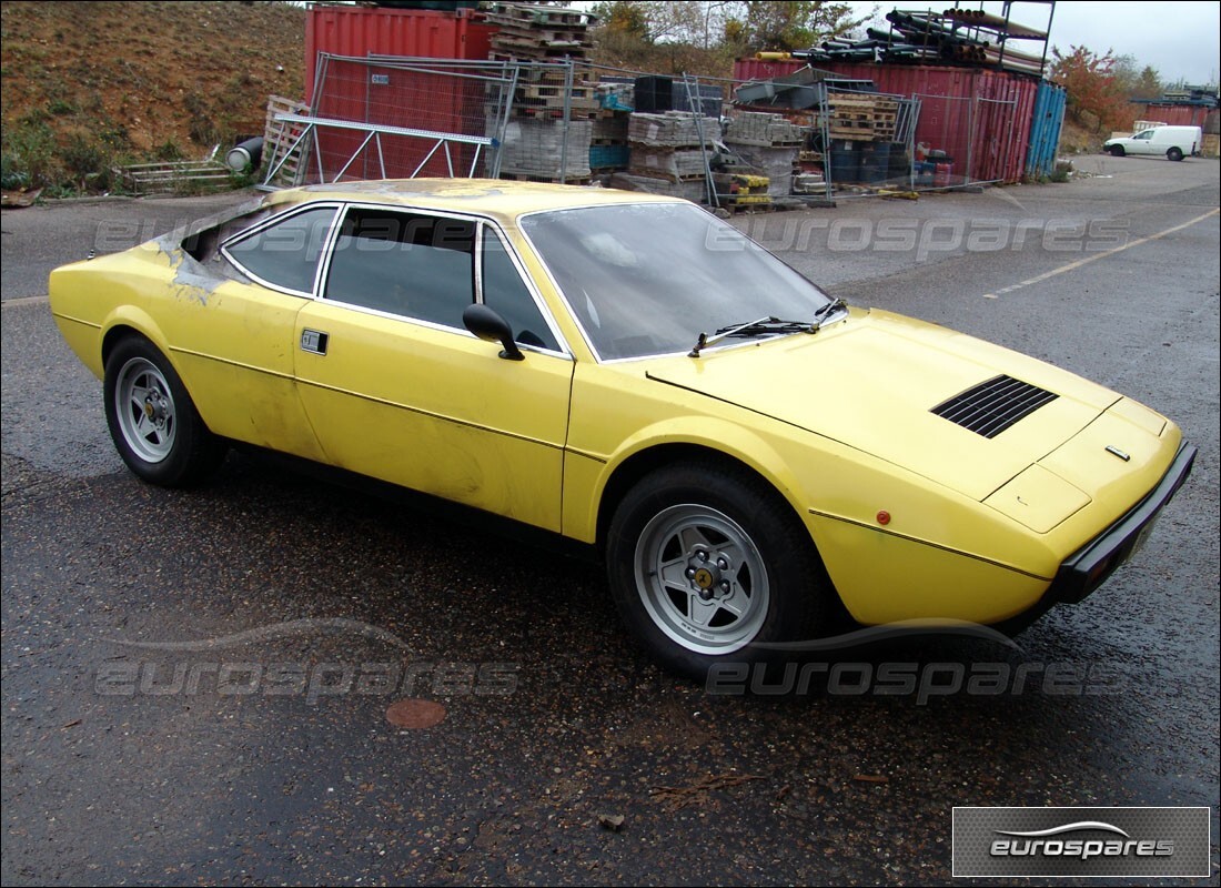 ferrari 308 gt4 dino (1976) with 26,000 miles, being prepared for dismantling #5