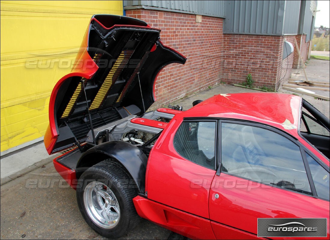 ferrari 512 bb with 15,936 miles, being prepared for dismantling #4