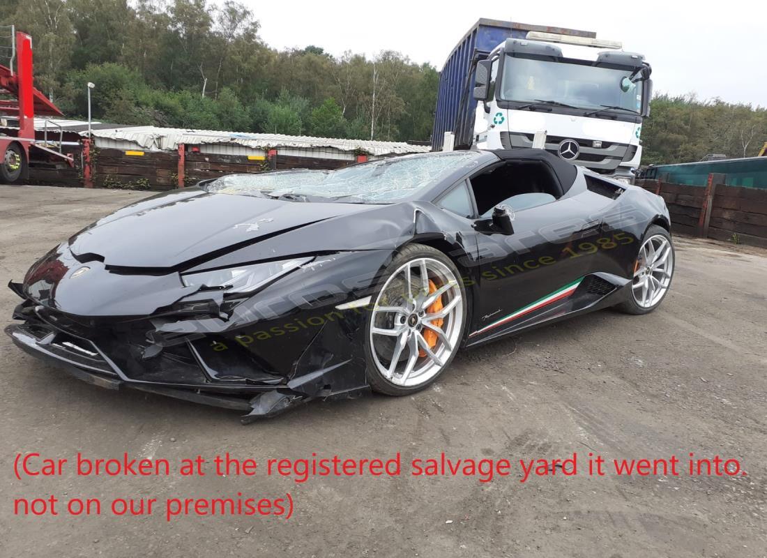 lamborghini performante spyder (2019) with 1,589 miles, being prepared for dismantling #1