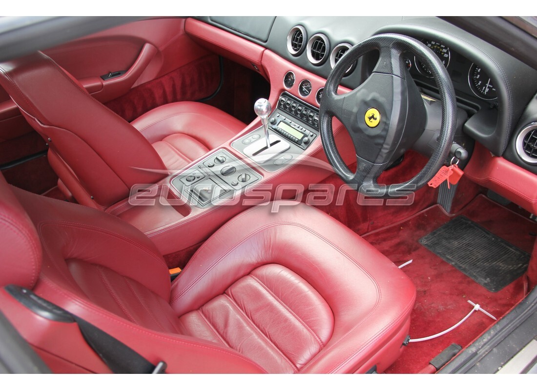 ferrari 456 m gt/m gta with 23,481 miles, being prepared for dismantling #8