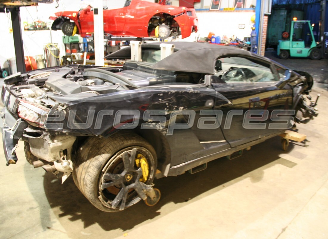 lamborghini lp560-4 spider (2010) with 32,026 miles, being prepared for dismantling #3