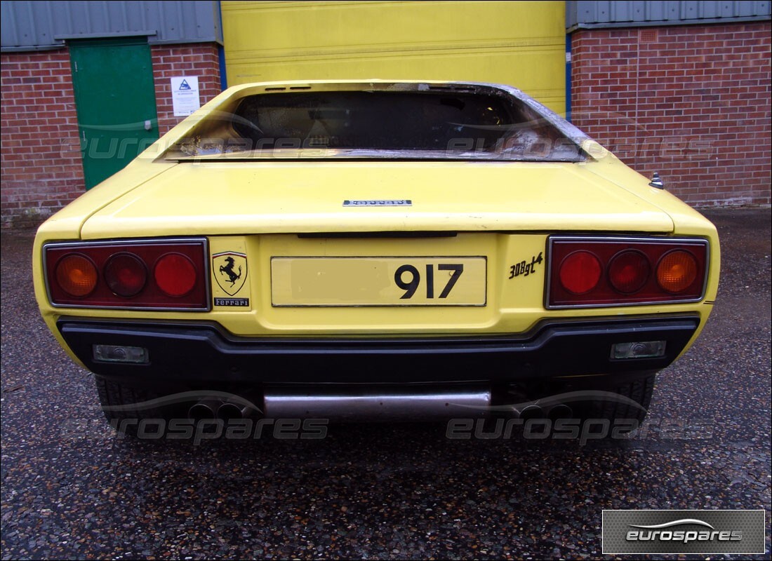 ferrari 308 gt4 dino (1976) with 26,000 miles, being prepared for dismantling #3