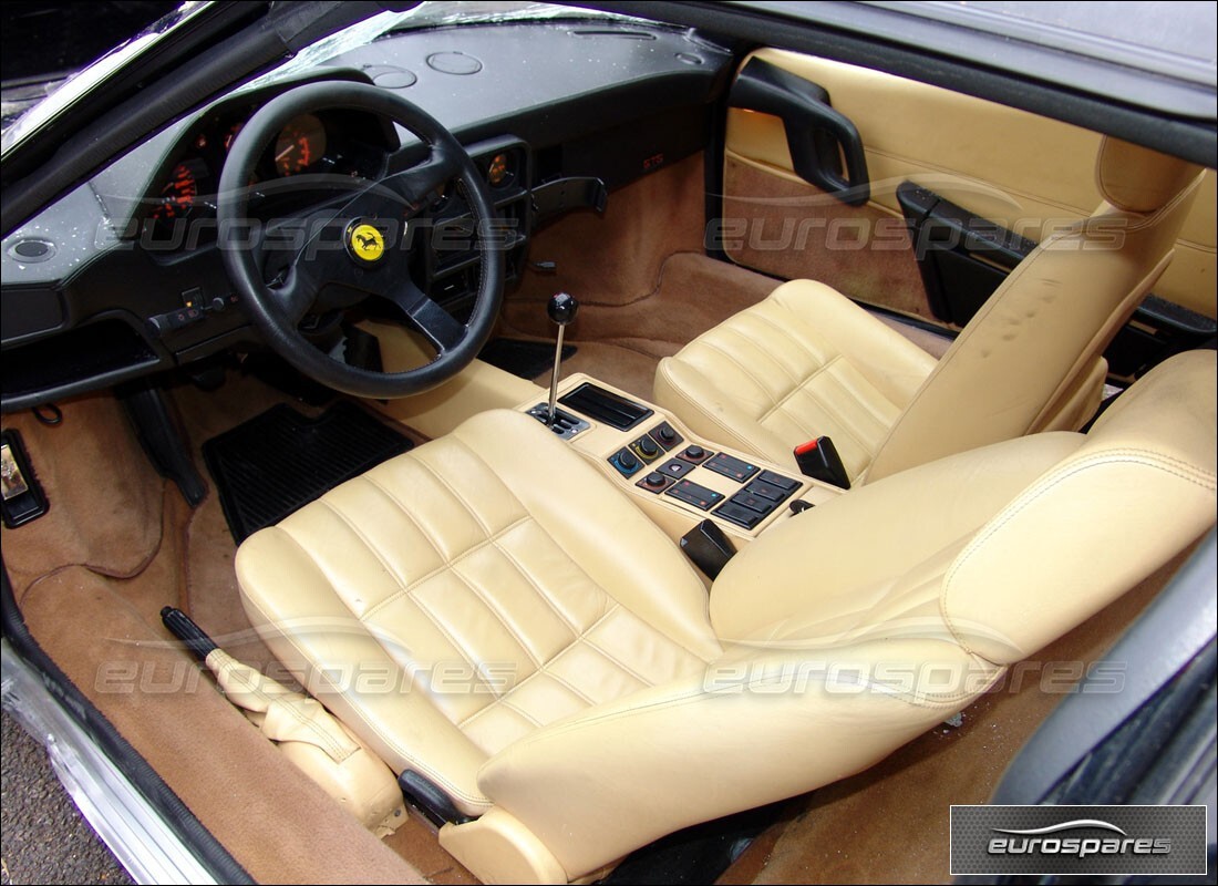 ferrari 328 (1988) with 11,275 kilometers, being prepared for dismantling #8