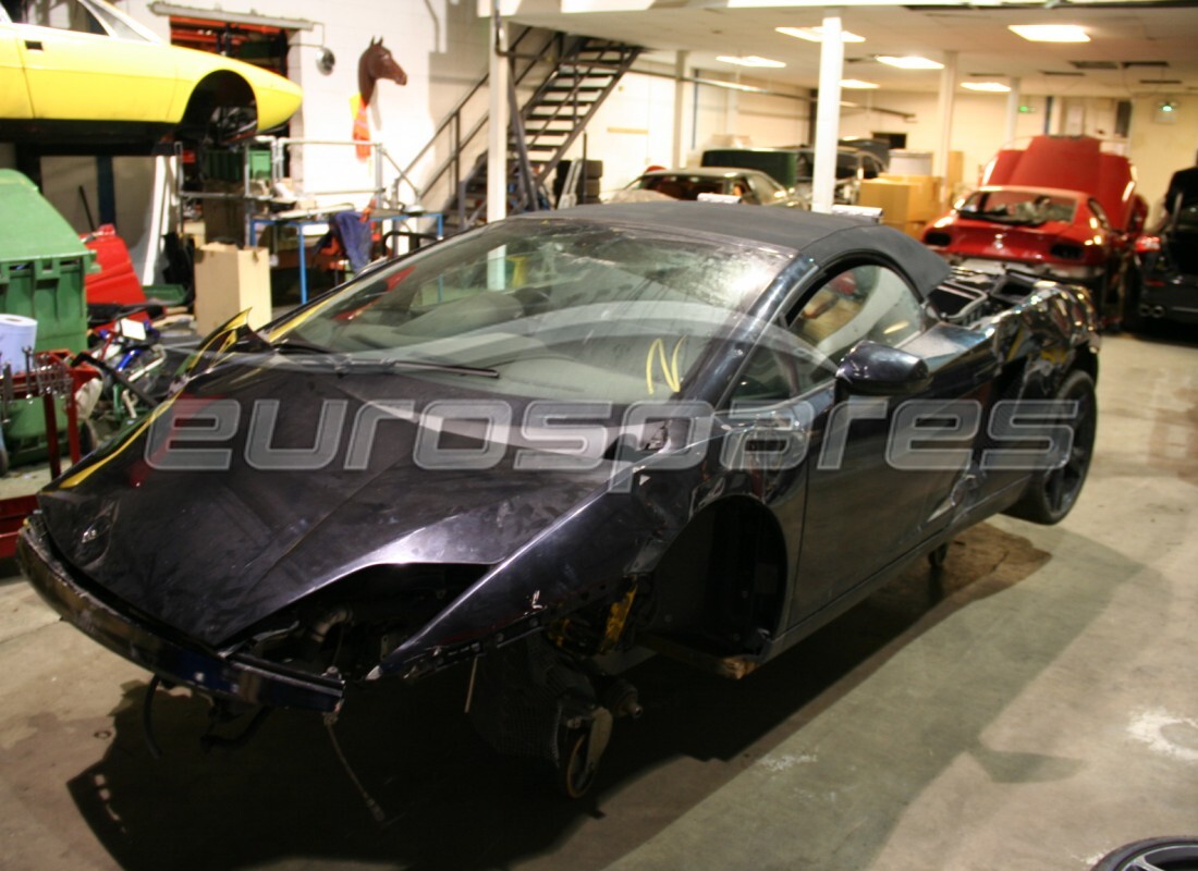 lamborghini lp560-4 spider (2010) with 32,026 miles, being prepared for dismantling #1