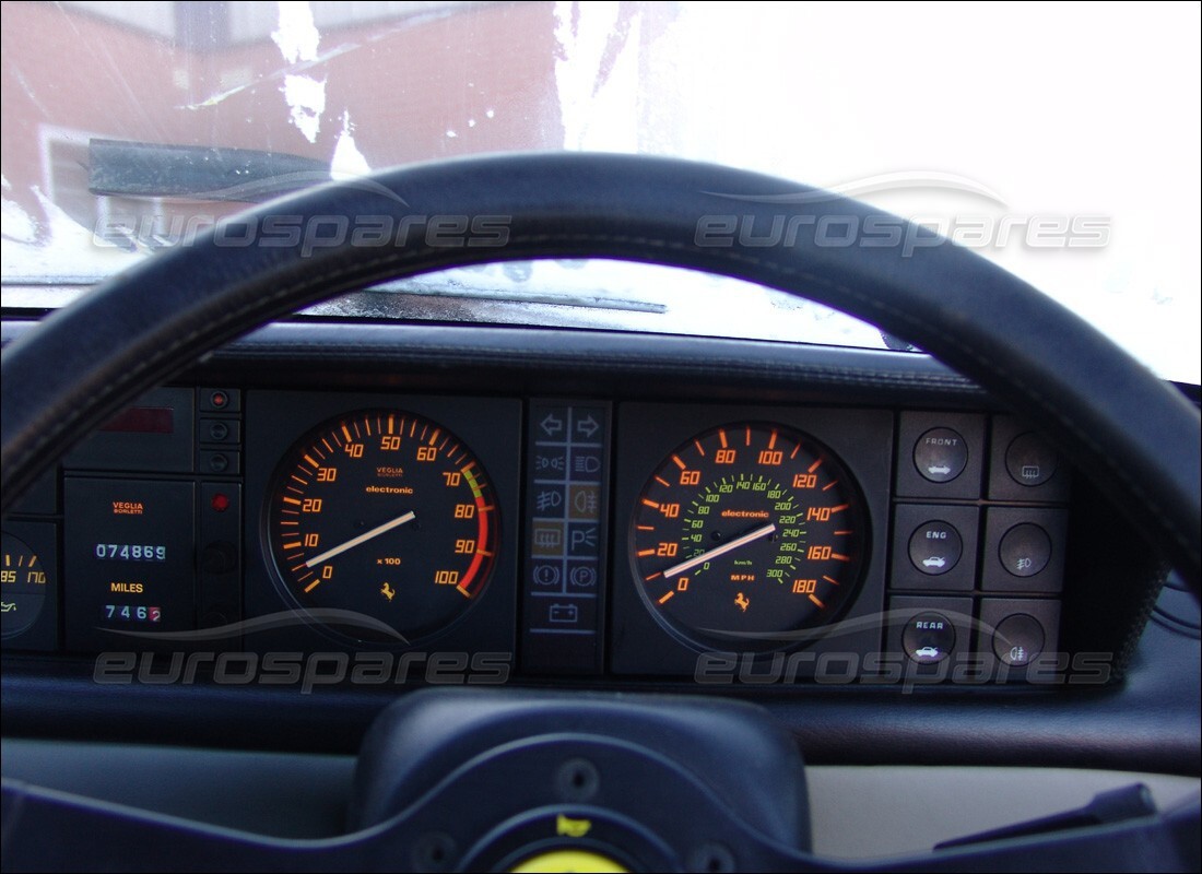 ferrari mondial 3.2 qv (1987) with 74,889 miles, being prepared for dismantling #4