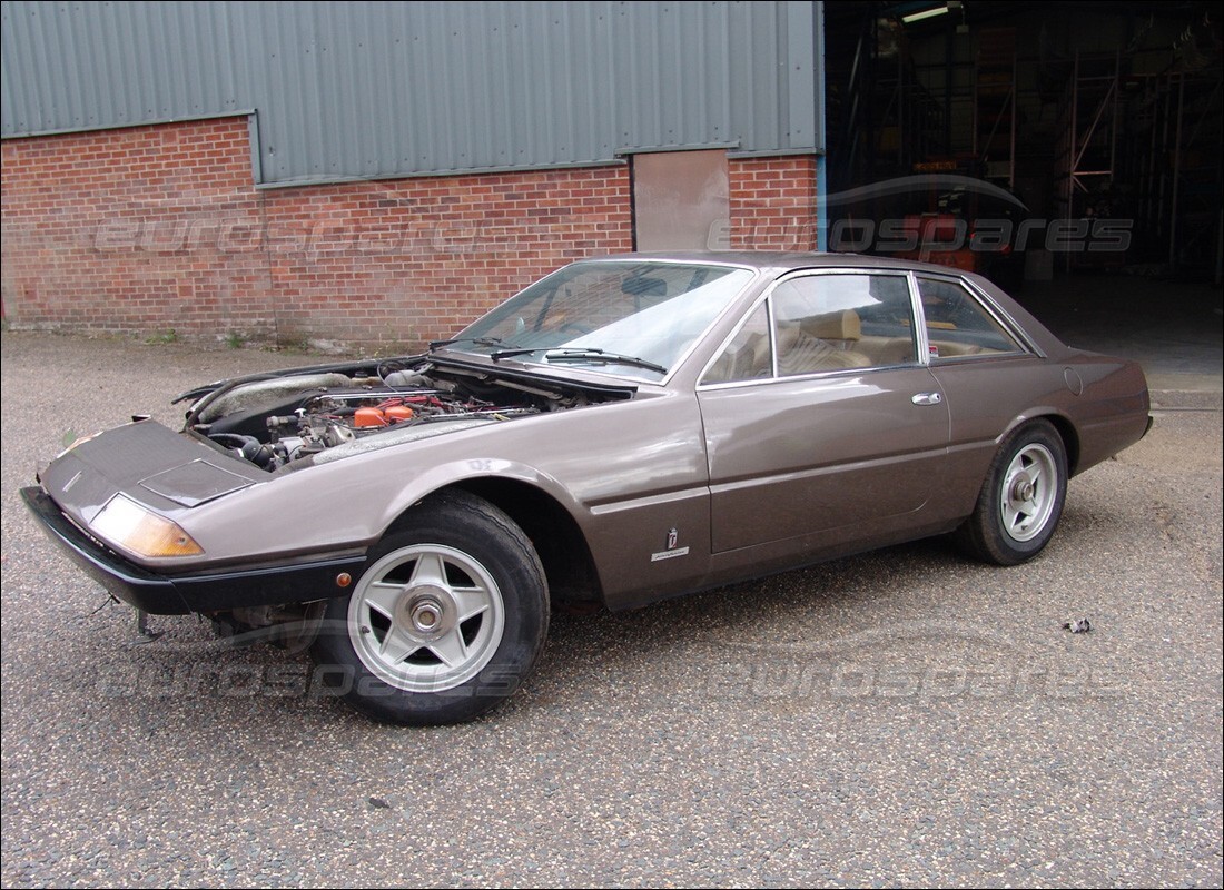 ferrari 365 gt4 2+2 (1973) with 74,889 miles, being prepared for dismantling #1
