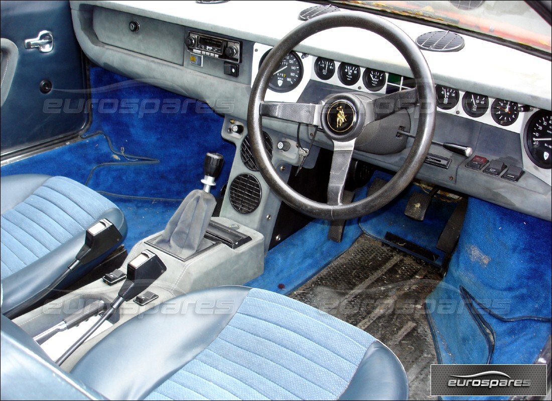 lamborghini urraco p250 / p250s with 45,370 miles, being prepared for dismantling #7