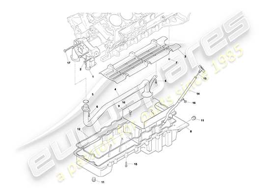 a part diagram from the aston martin vanquish (2004) parts catalogue