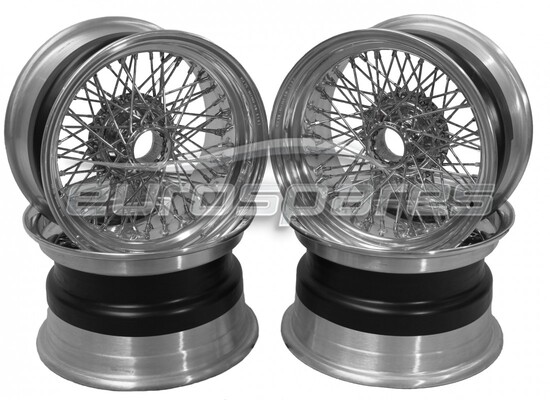 new ferrari borrani wire wheels set 15x7.5 part number 700835
