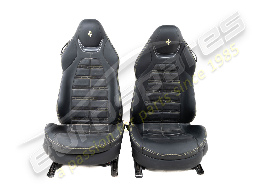used eurospares portofino rhd pair of seats in black. part number eap1450352 (1)