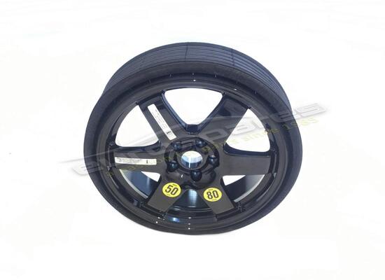 new maserati spare wheel, black alloy part number 670013624