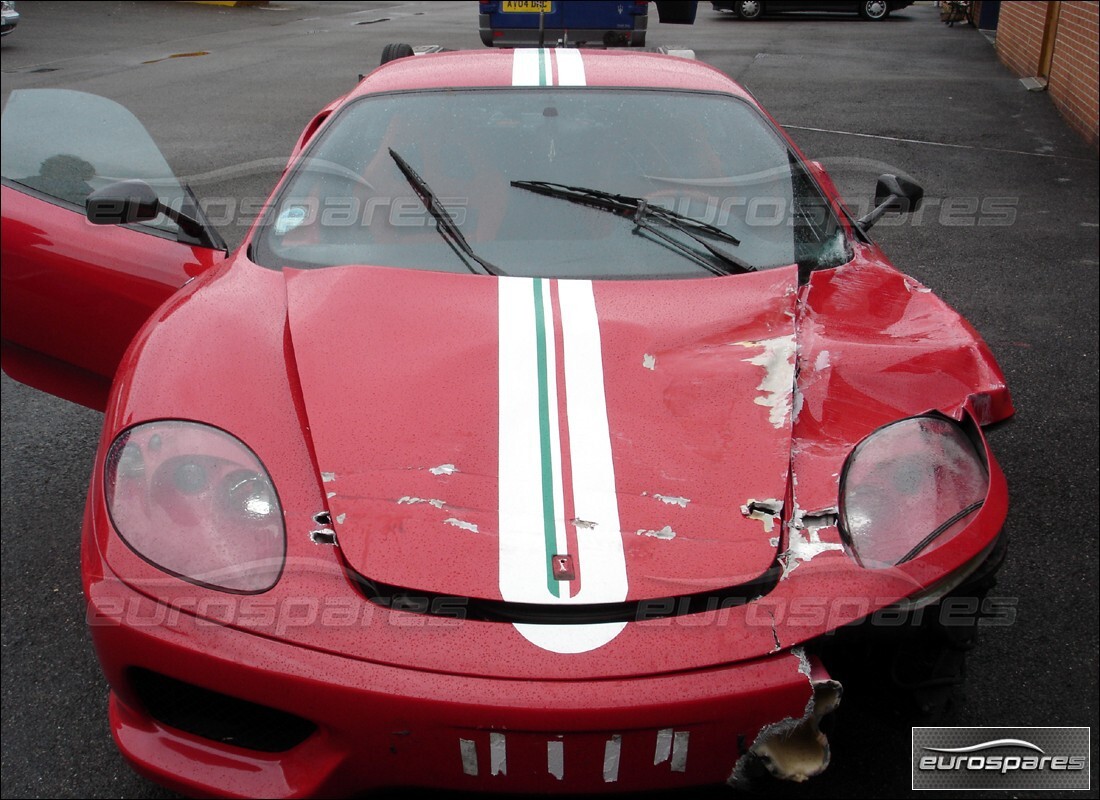 ferrari 360 modena with 3,000 kilometers, being prepared for dismantling #8