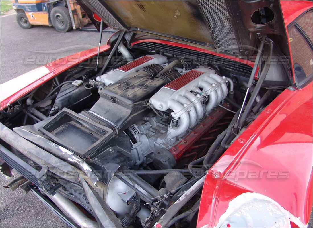 ferrari testarossa (1990) with 18,584 miles, being prepared for dismantling #4