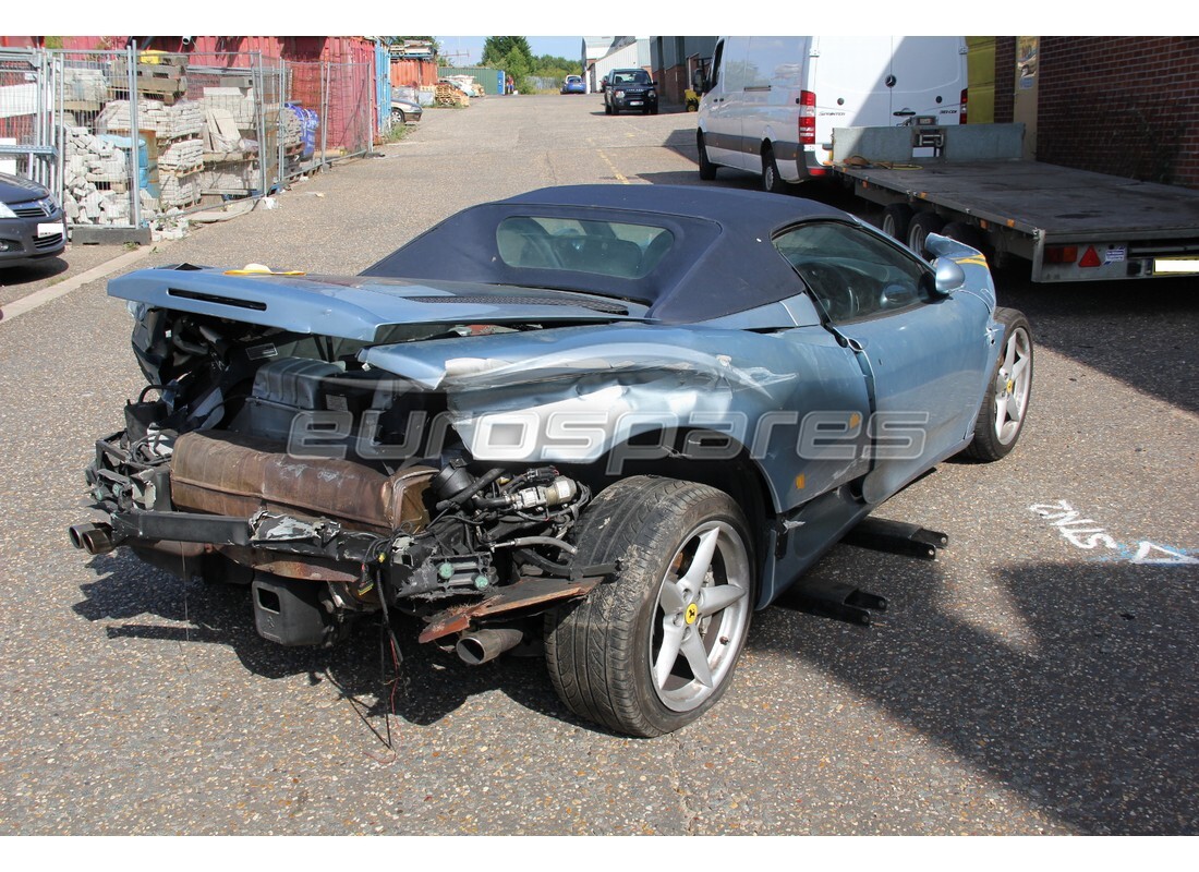 ferrari 360 spider with 57,000 miles, being prepared for dismantling #5
