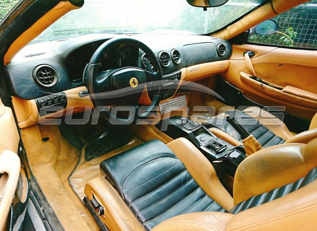 ferrari 360 modena with 42,000 kilometers, being prepared for dismantling #8