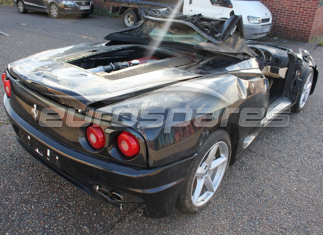 ferrari 360 spider with 29,814 miles, being prepared for dismantling #3