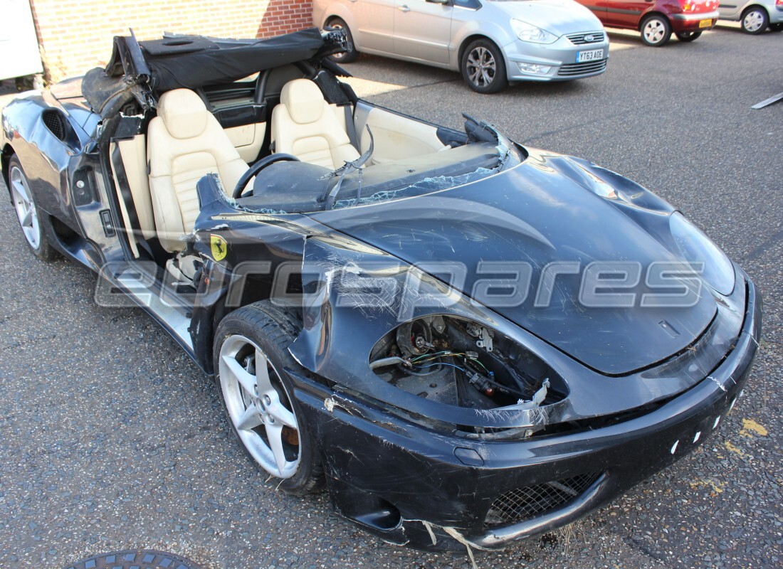 ferrari 360 spider with 29,814 miles, being prepared for dismantling #2