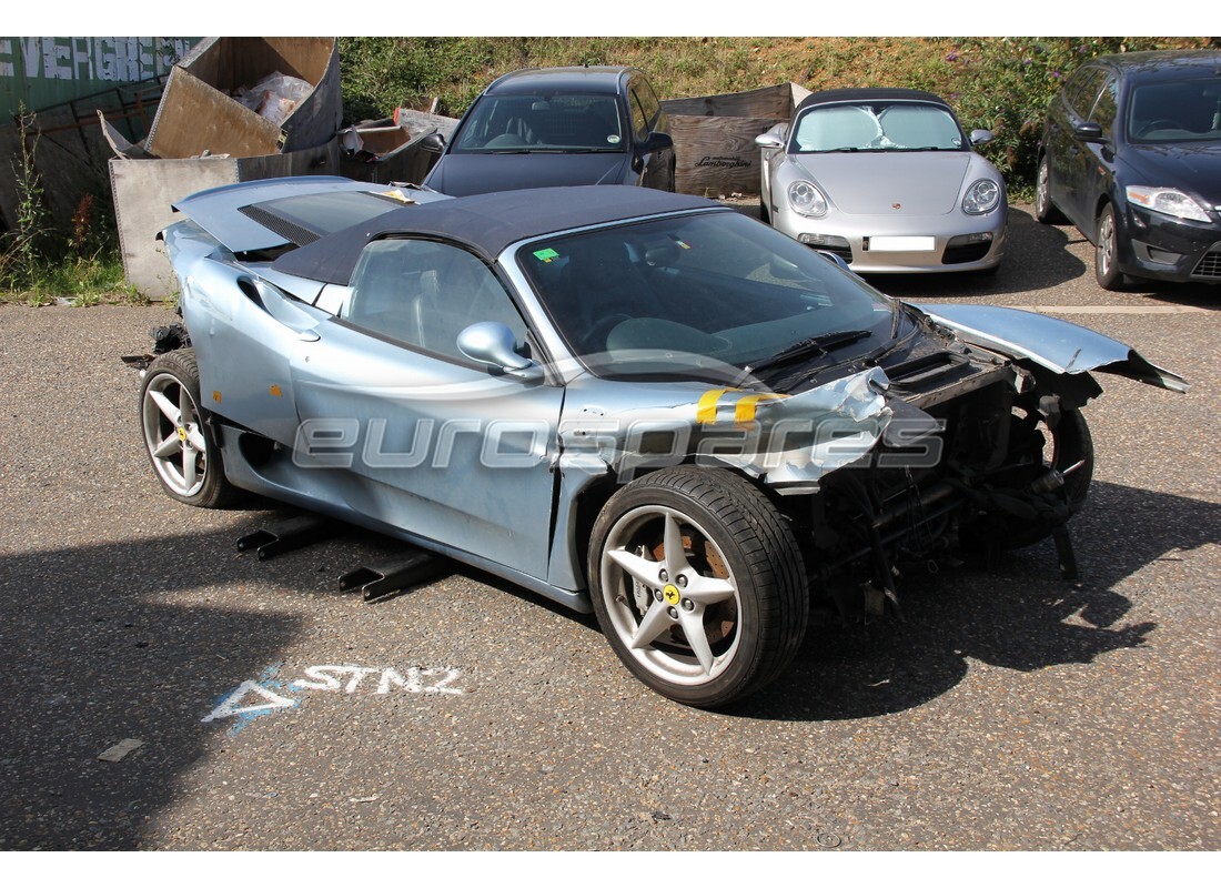 ferrari 360 spider with 57,000 miles, being prepared for dismantling #7