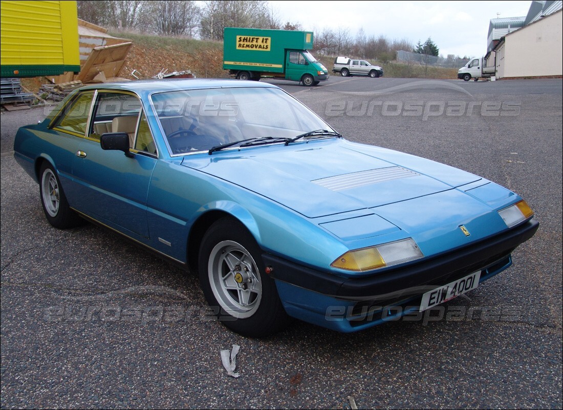 ferrari 400i (1983 mechanical) with 34,048 miles, being prepared for dismantling #8