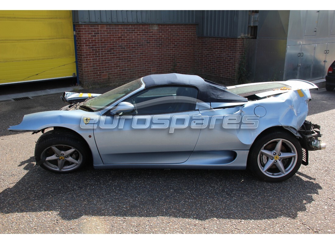 ferrari 360 spider with 57,000 miles, being prepared for dismantling #3