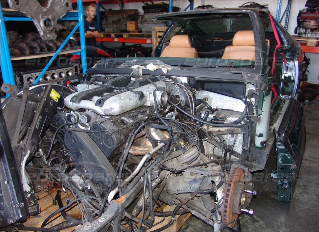 ferrari 456 gt/gta with 31,500 miles, being prepared for dismantling #4