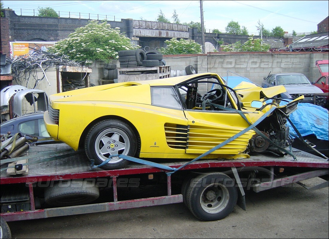 ferrari 512 tr with 27,000 miles, being prepared for dismantling #1