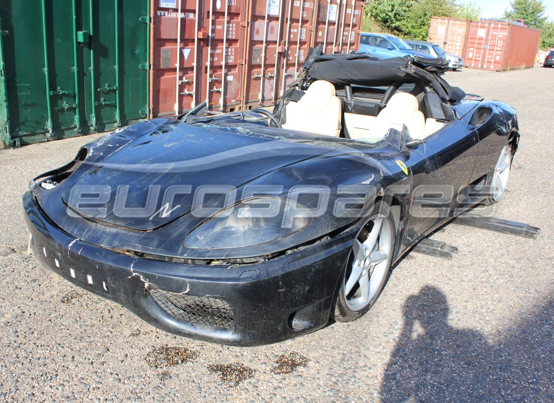 ferrari 360 spider with 29,814 miles, being prepared for dismantling #1