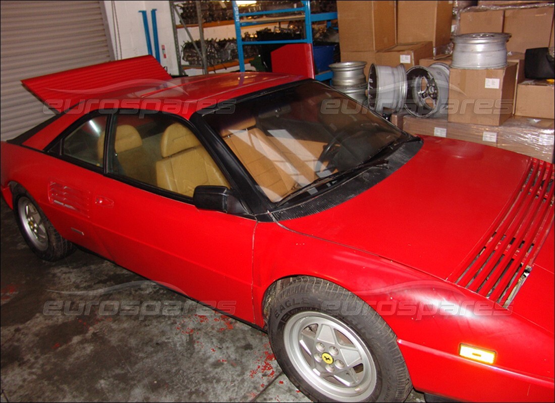 ferrari mondial 3.4 t coupe/cabrio with 46,000 miles, being prepared for dismantling #9