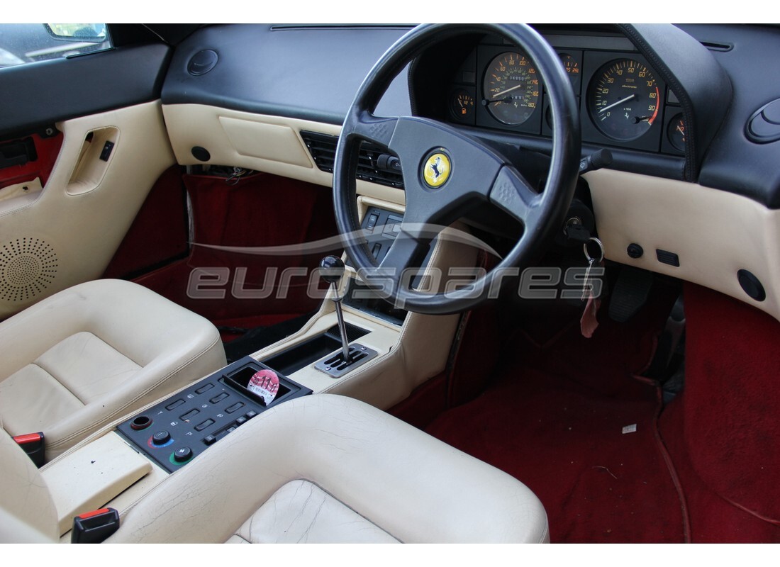 ferrari mondial 3.4 t coupe/cabrio with 48,505 miles, being prepared for dismantling #6
