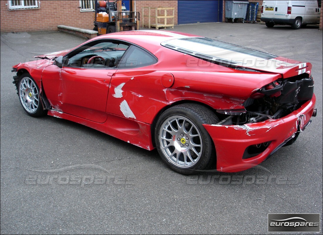 ferrari 360 modena with 3,000 kilometers, being prepared for dismantling #2