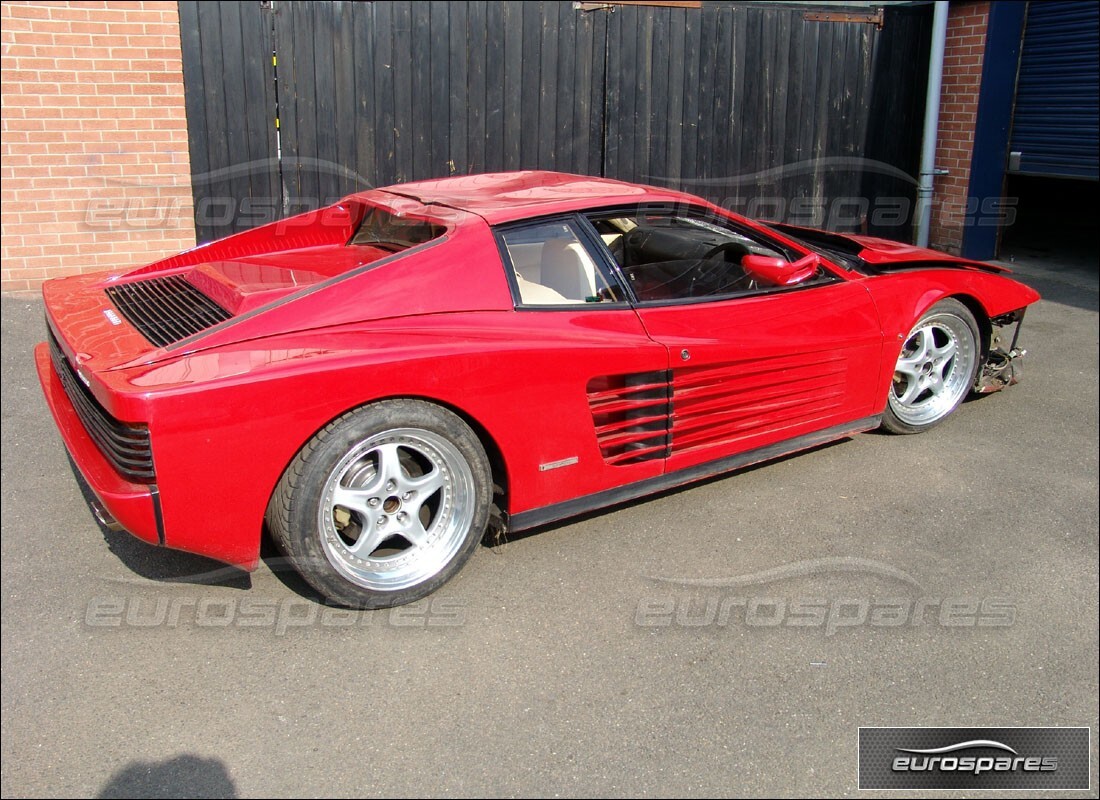 ferrari testarossa (1990) with 33,992 miles, being prepared for dismantling #4