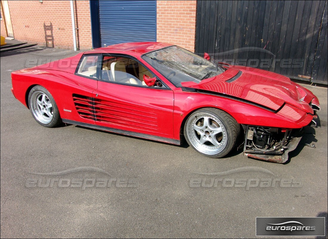 ferrari testarossa (1990) with 33,992 miles, being prepared for dismantling #6